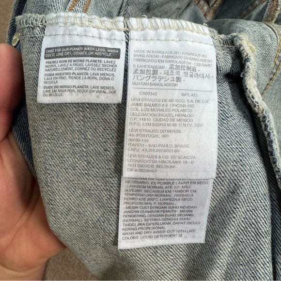 Levi’s Trucker Jacket Light Wash Denim Men’s Size Medium 100% Cotton - Picture 8 of 10